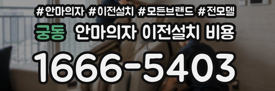 궁동 안마의자 이전설치 비용