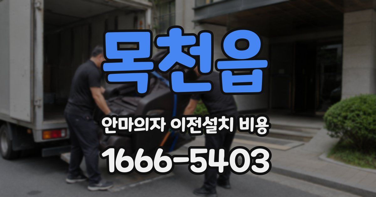 목천읍 안마의자 이전설치 비용