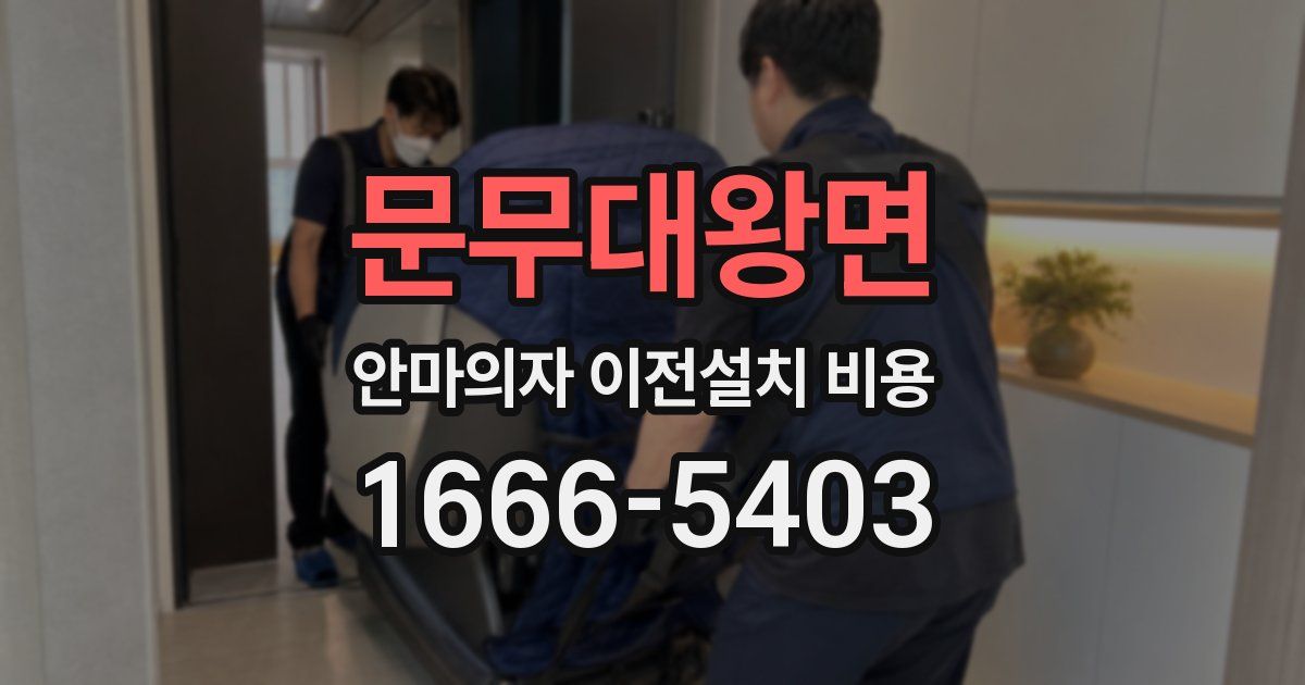 문무대왕면 안마의자 이전설치 비용