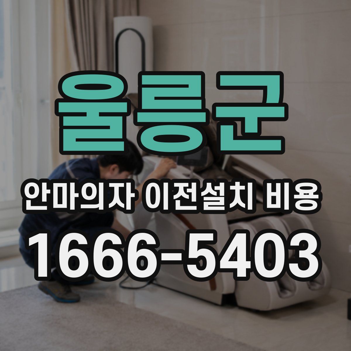 울릉군 안마의자 이전설치 비용