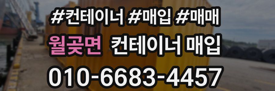 월곶면 컨테이너 매입