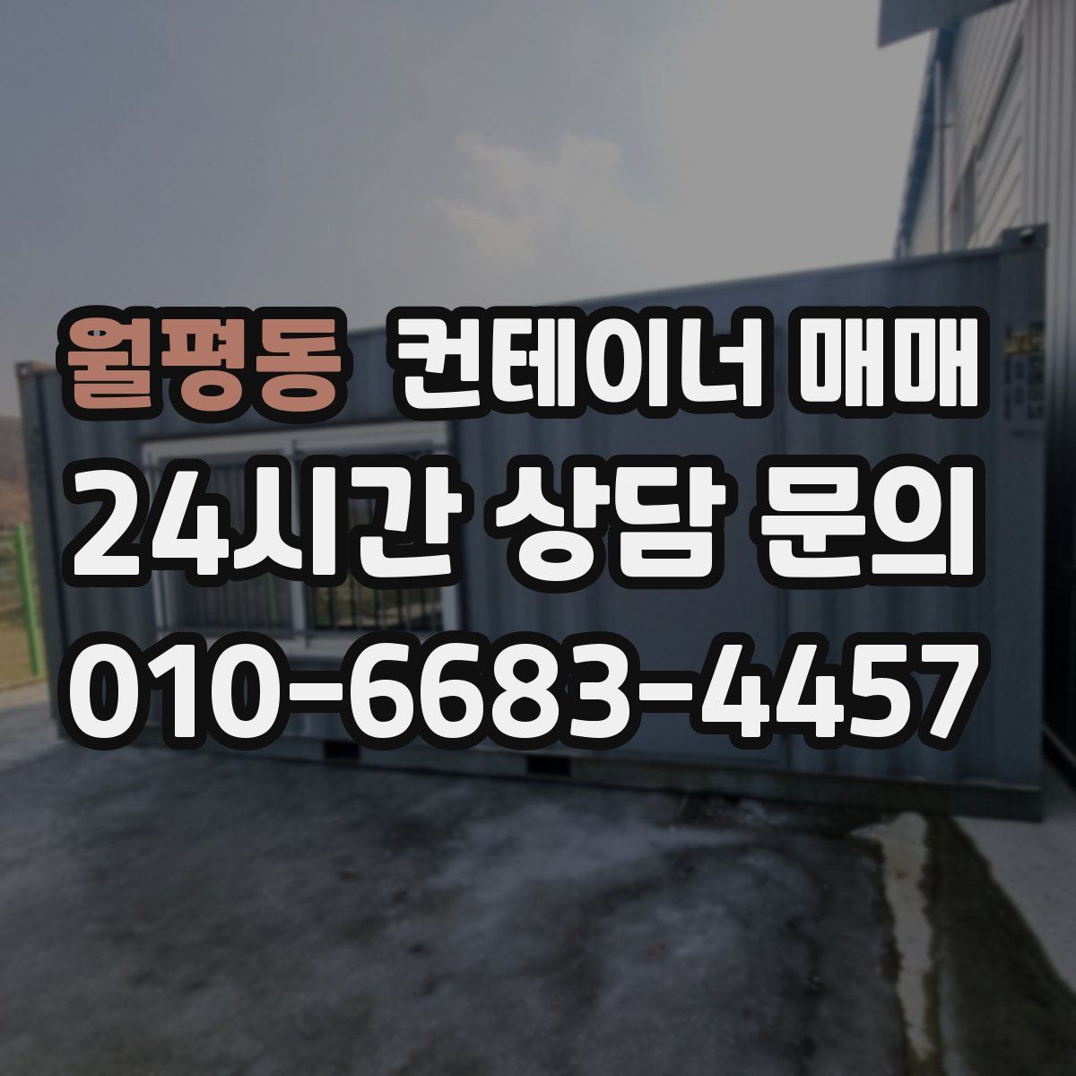 월평동 컨테이너 매매