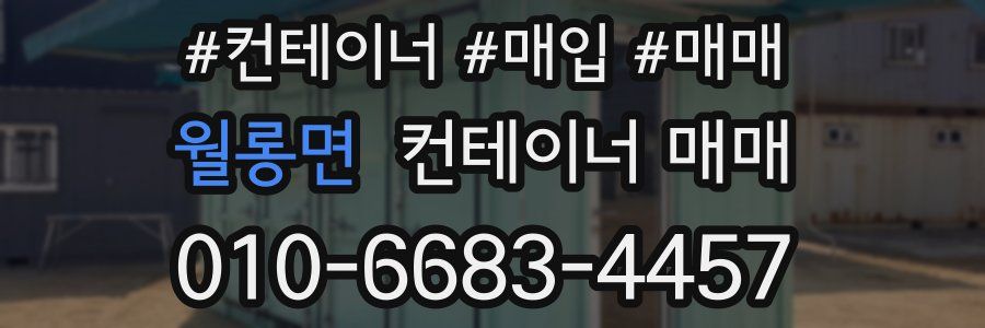 월롱면 컨테이너 매매
