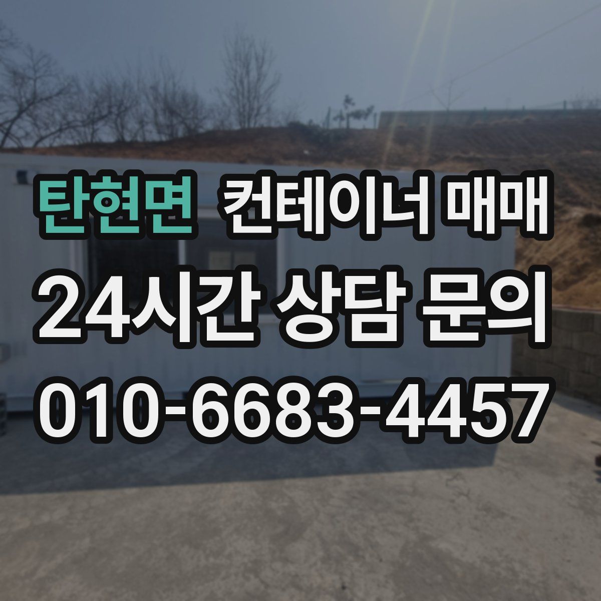탄현면 컨테이너 매매