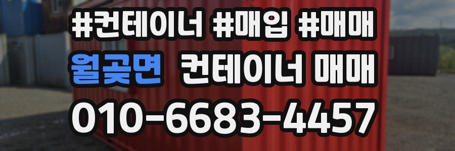 월곶면 컨테이너 매매