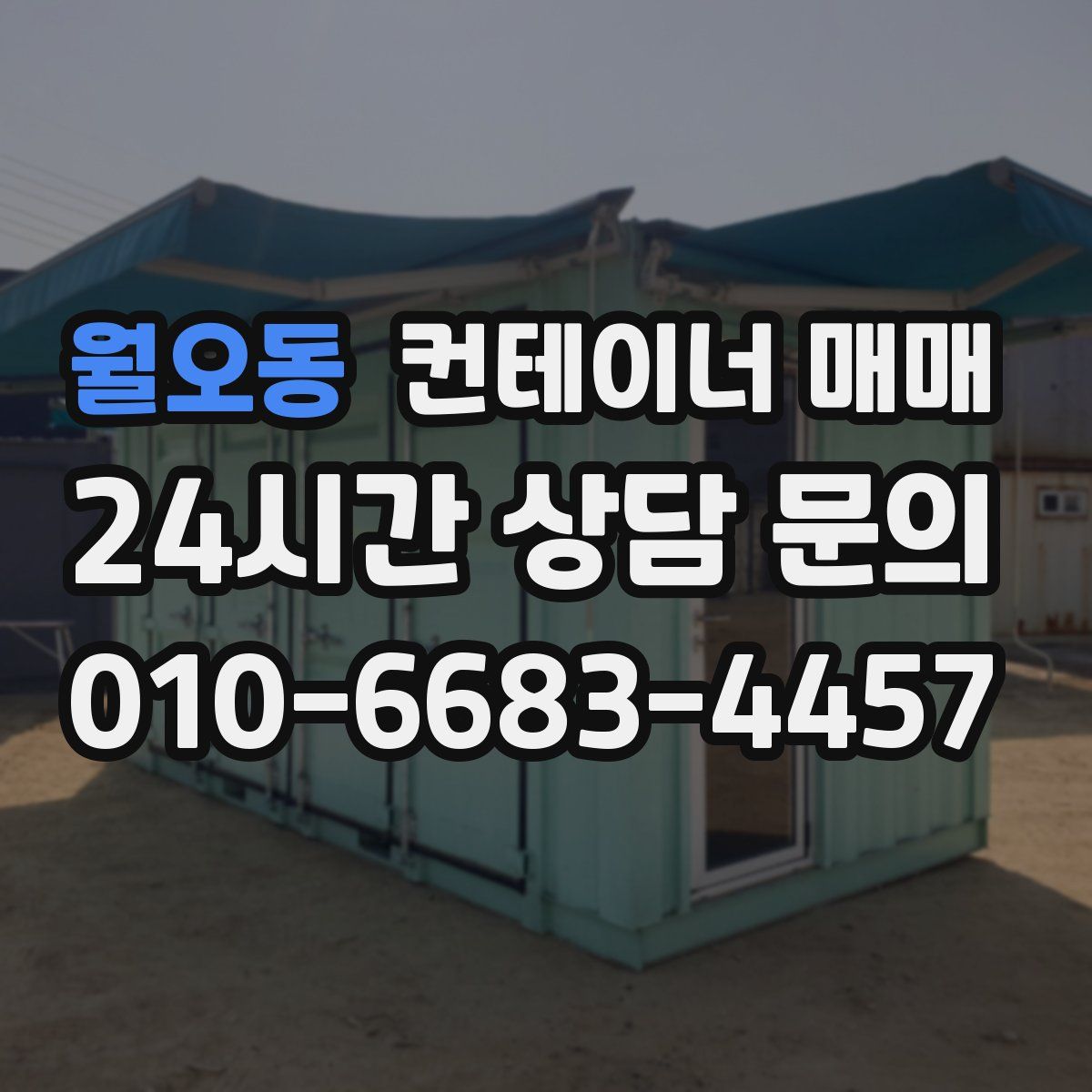 월오동 컨테이너 매매