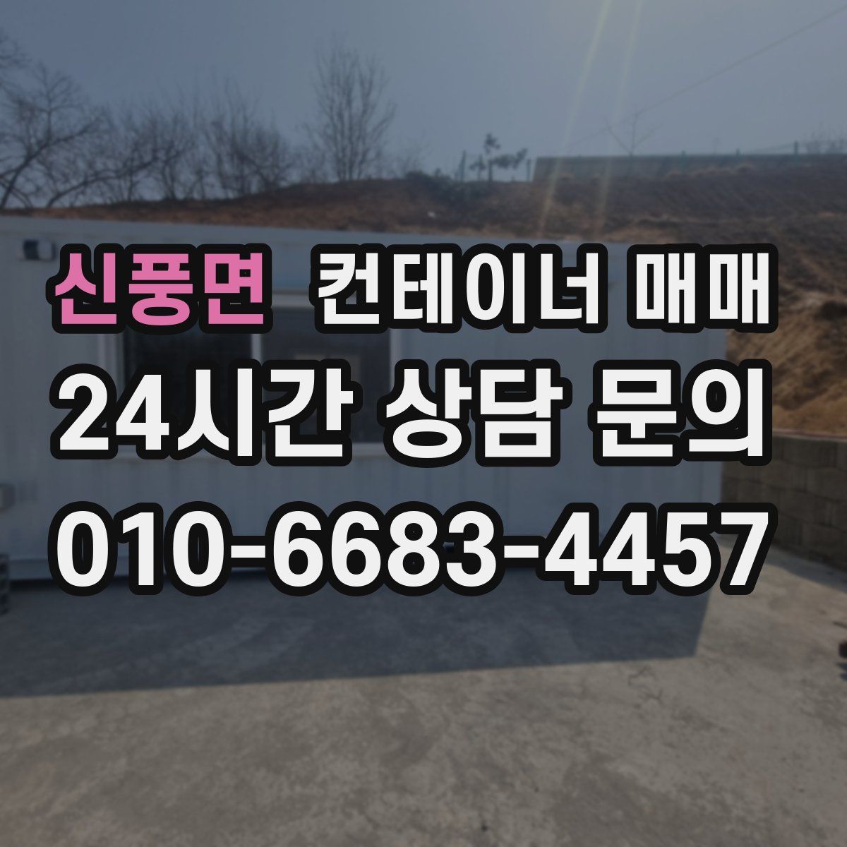 신풍면 컨테이너 매매