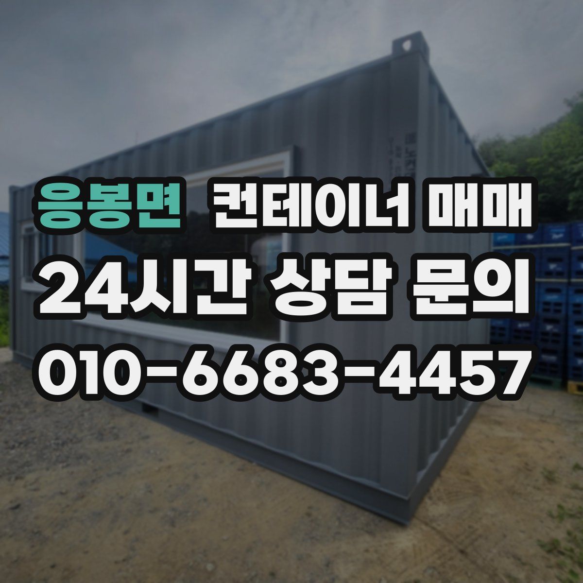 응봉면 컨테이너 매매