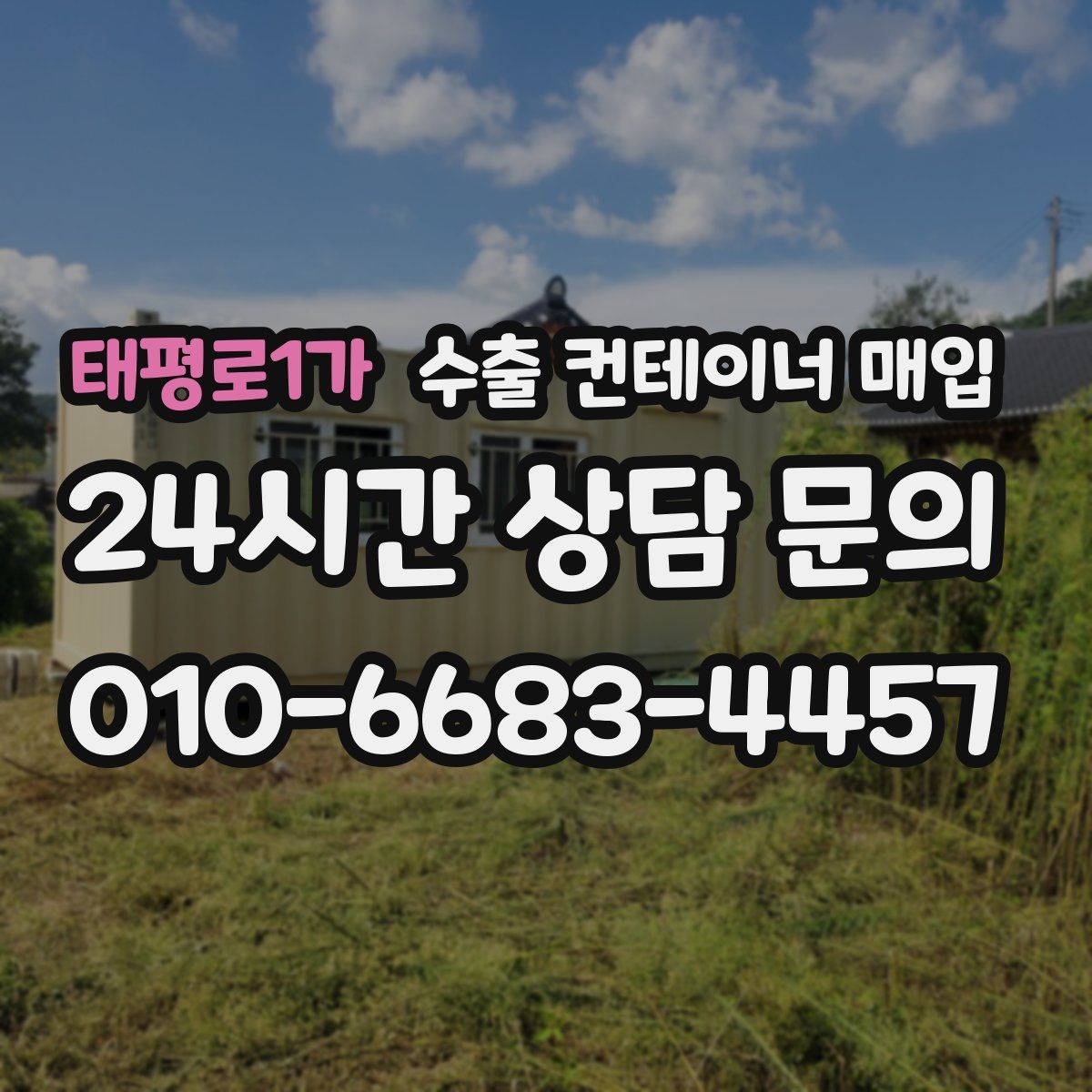 태평로1가 수출 컨테이너 매입