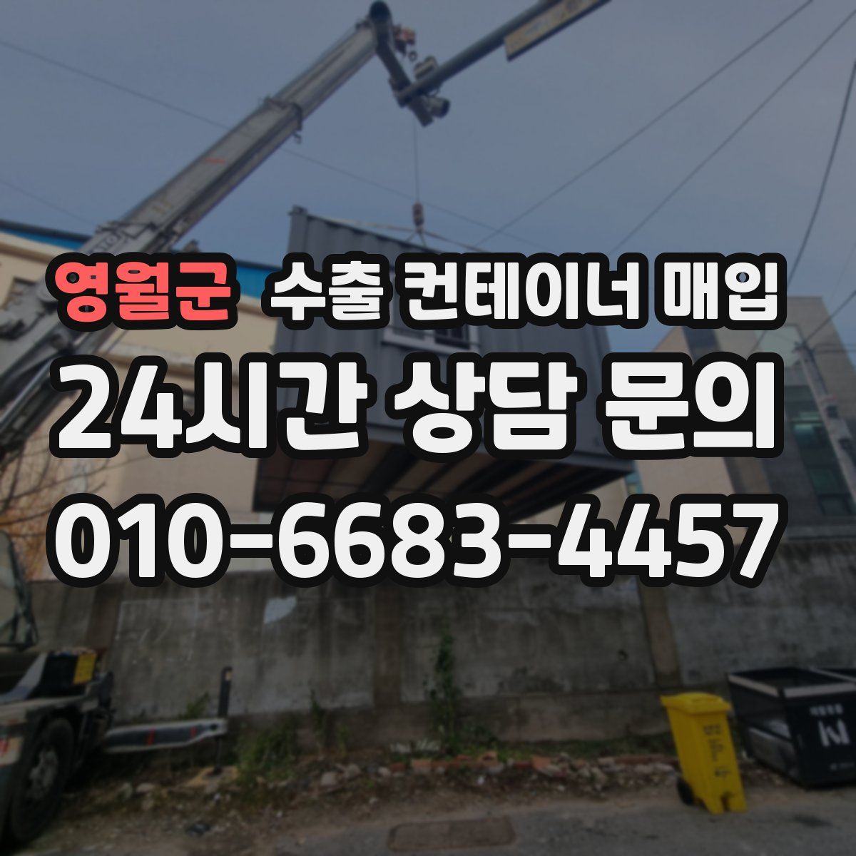 영월군 수출 컨테이너 매입