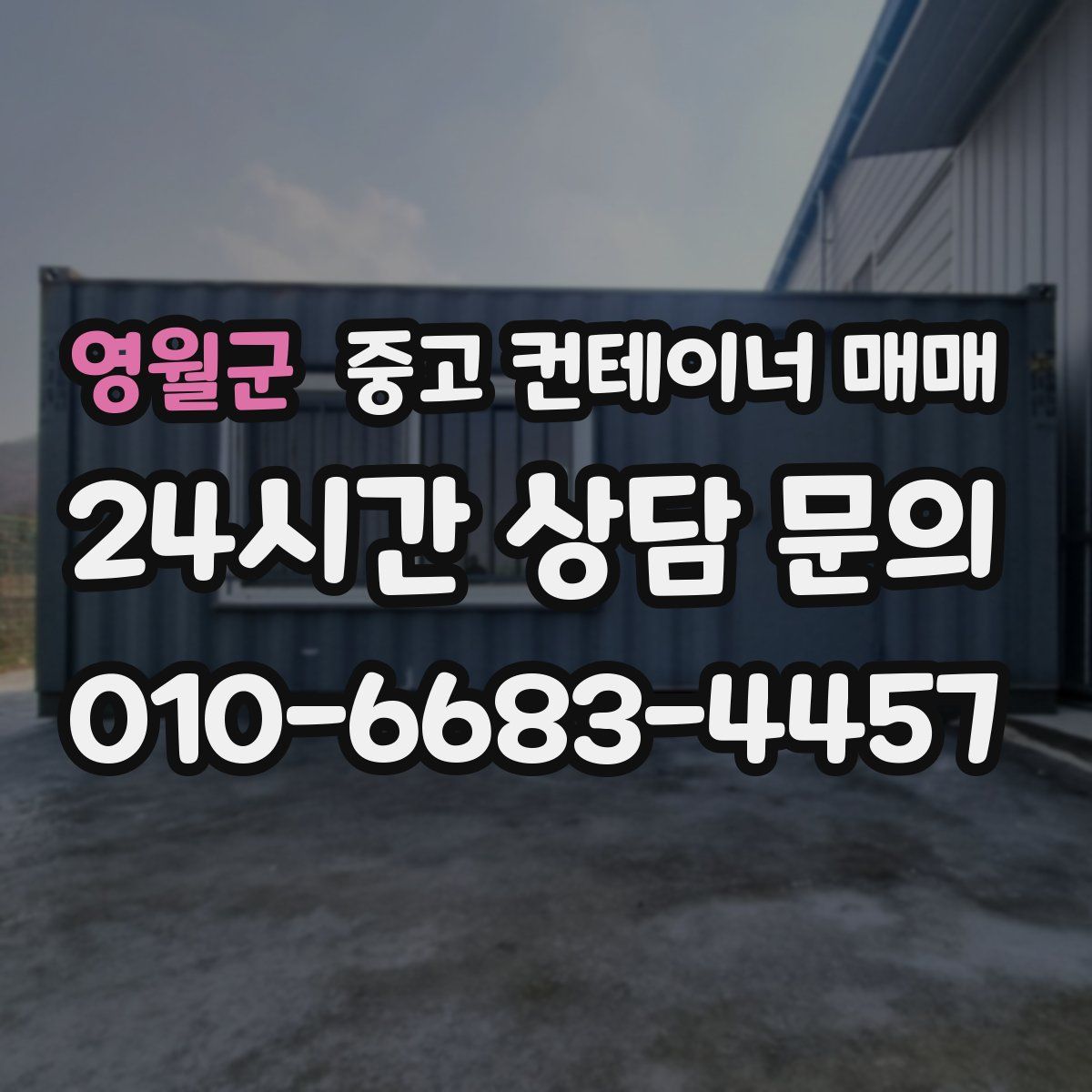 영월군 중고 컨테이너 매매