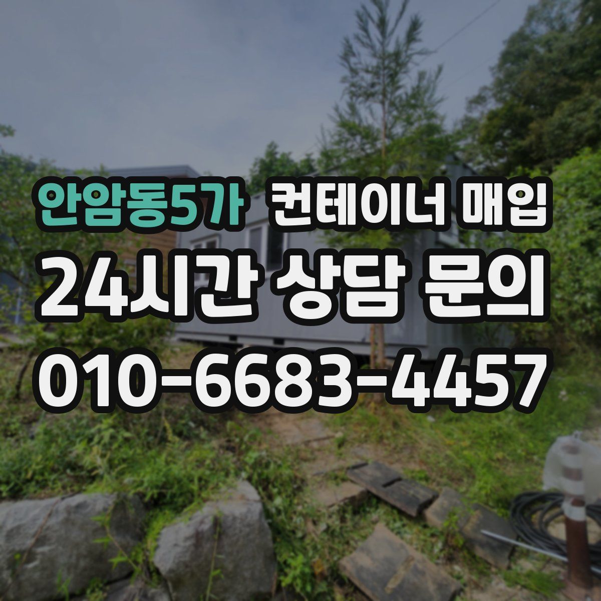 안암동5가 컨테이너 매입