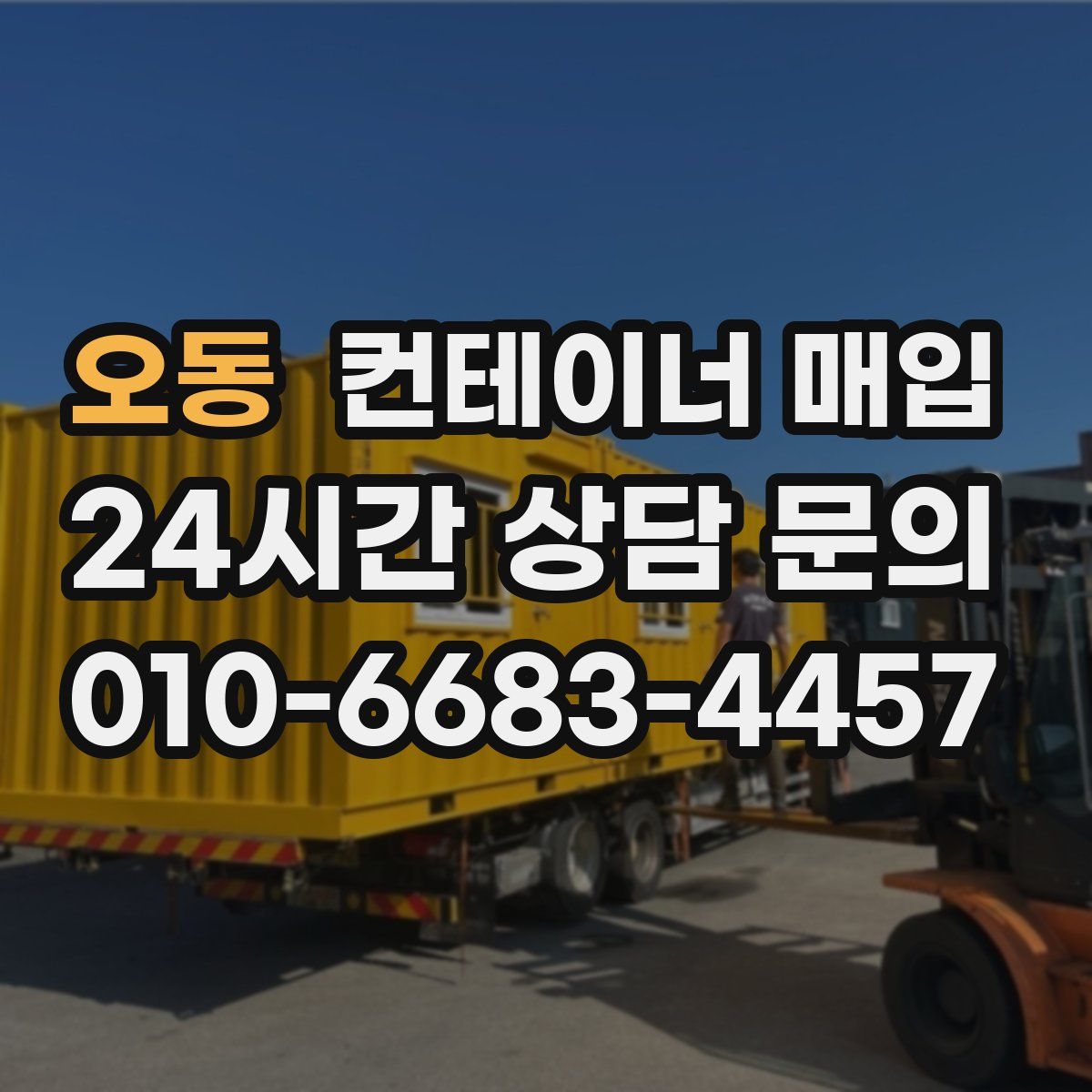 오동 컨테이너 매입