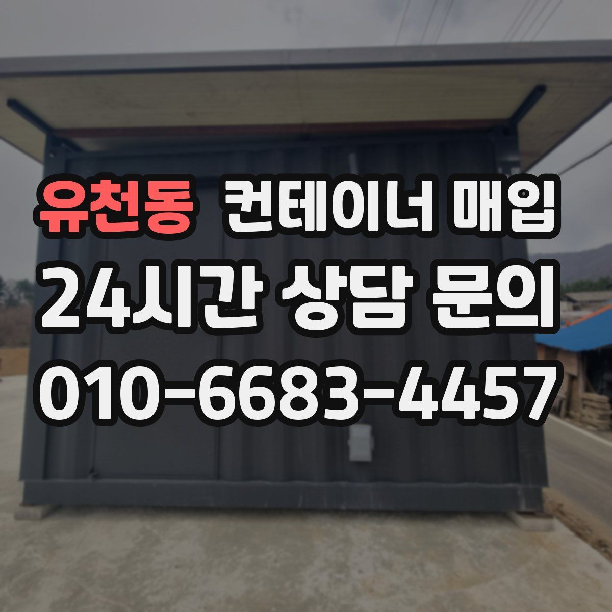 유천동 컨테이너 매입