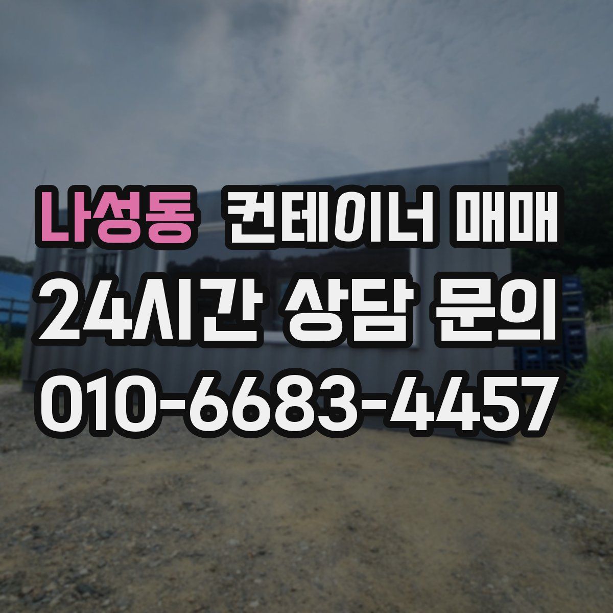 나성동 컨테이너 매매