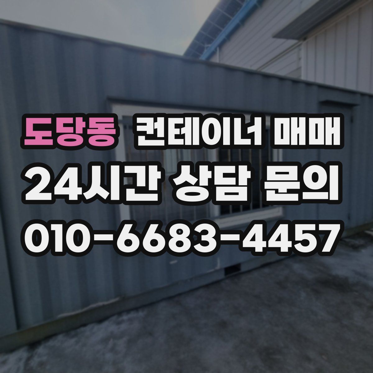도당동 컨테이너 매매