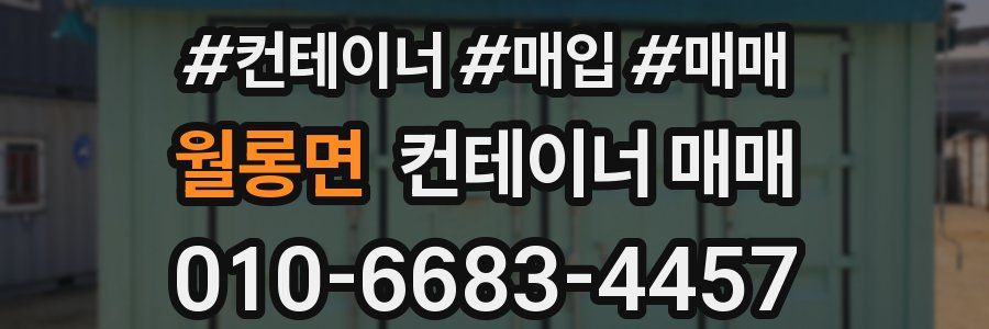 월롱면 컨테이너 매매