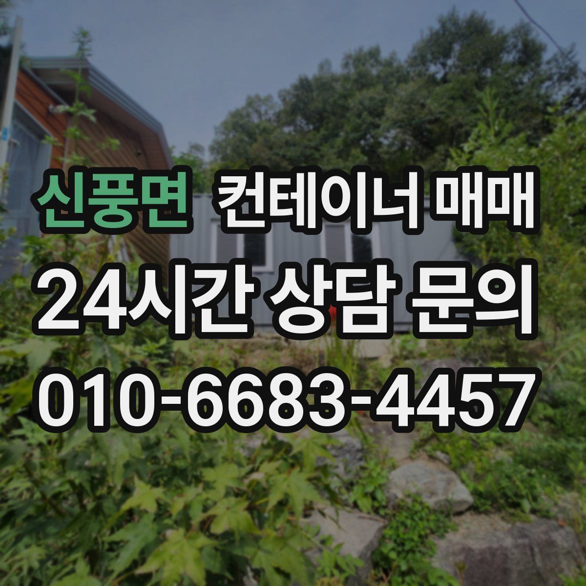 신풍면 컨테이너 매매