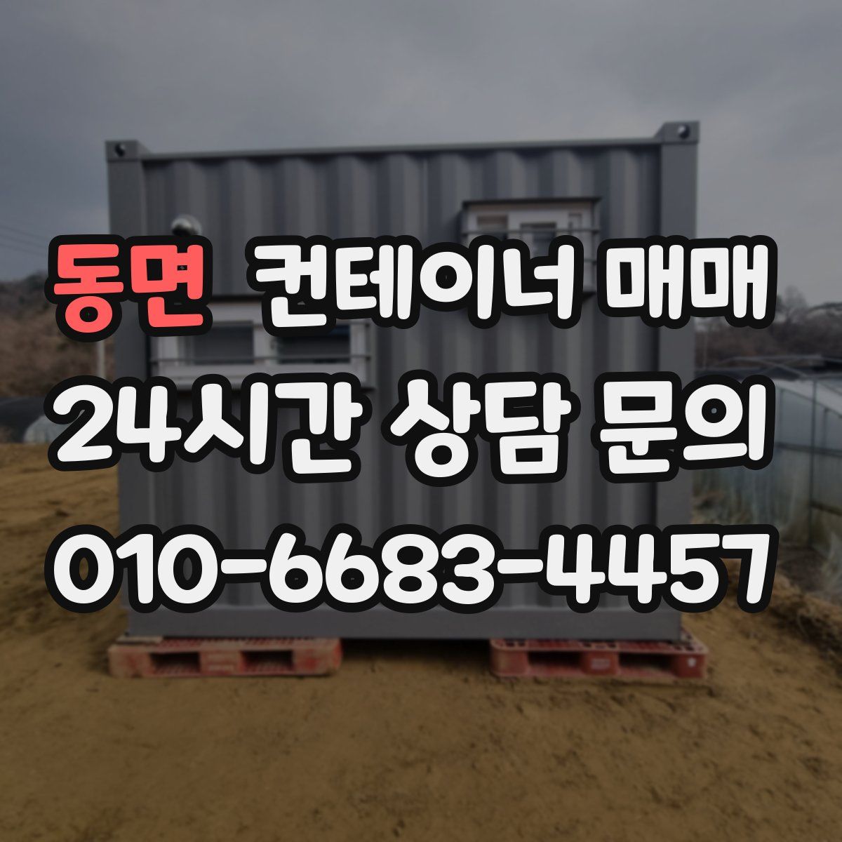 동면 컨테이너 매매
