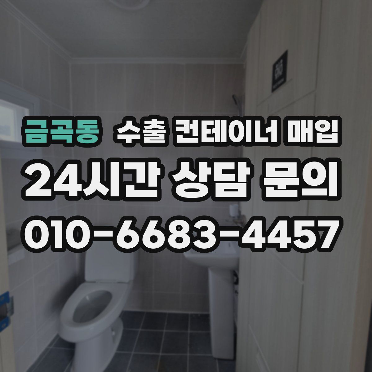 금곡동 수출 컨테이너 매입