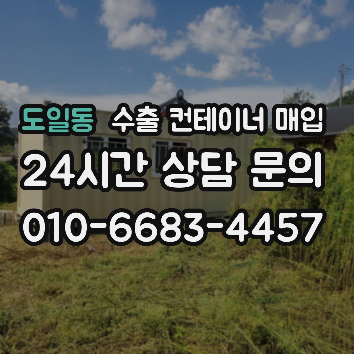 도일동 수출 컨테이너 매입