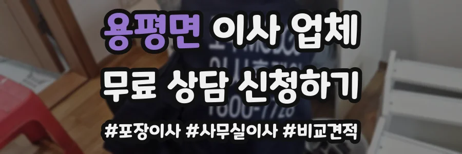 용평면 이사 업체