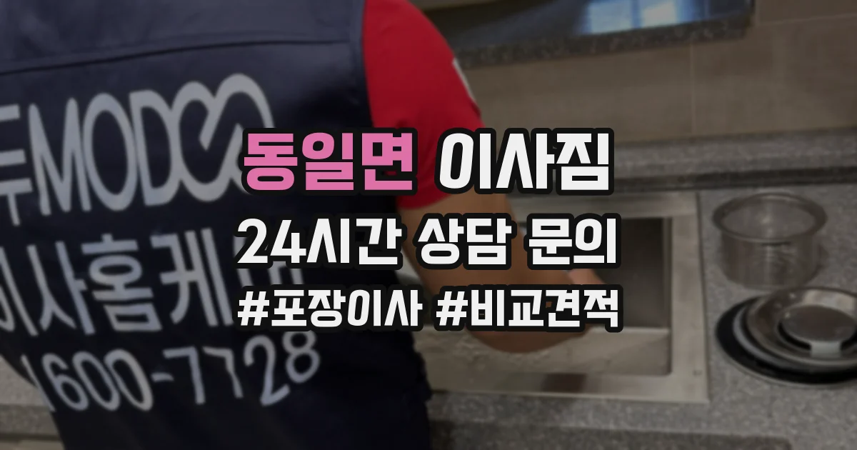동일면 이사짐