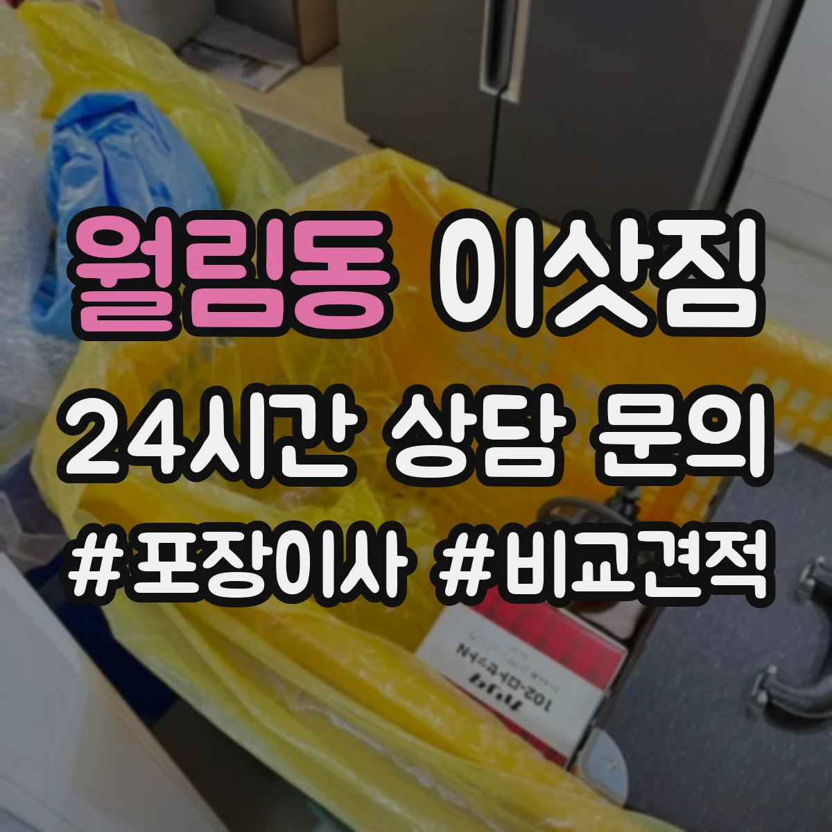 월림동 이삿짐