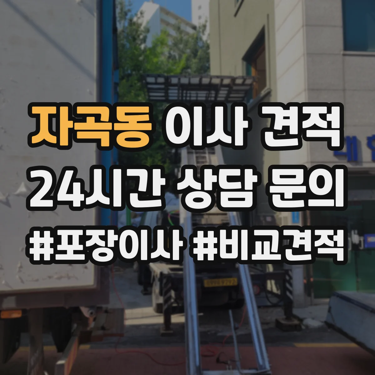 자곡동 이사 견적