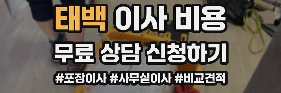 태백 이사 비용