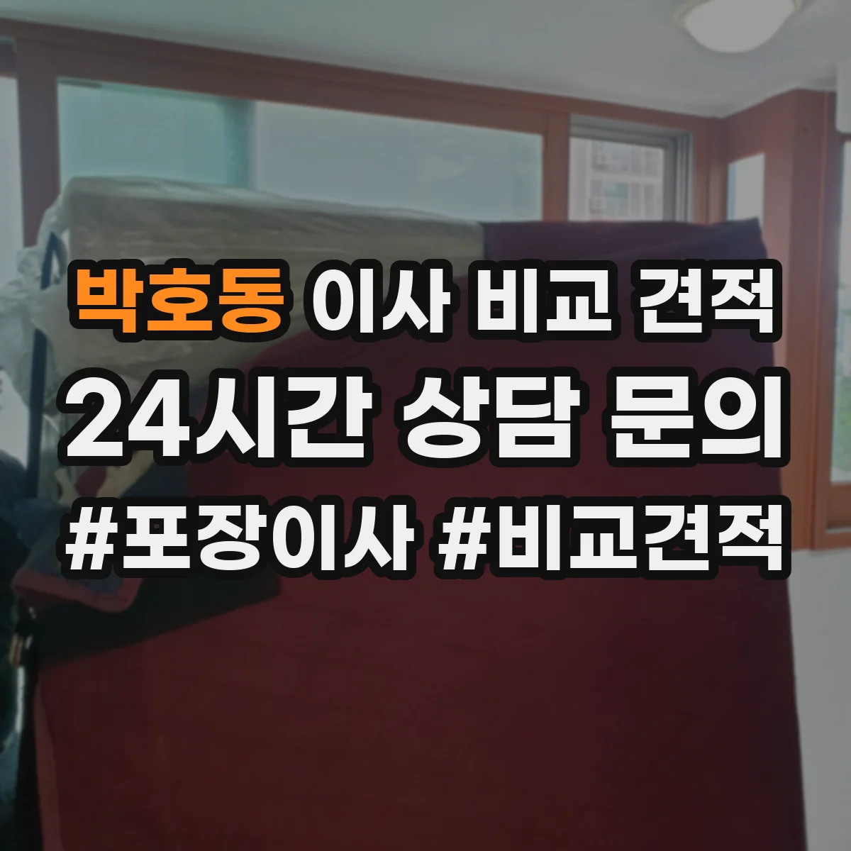 박호동 이사 비교 견적