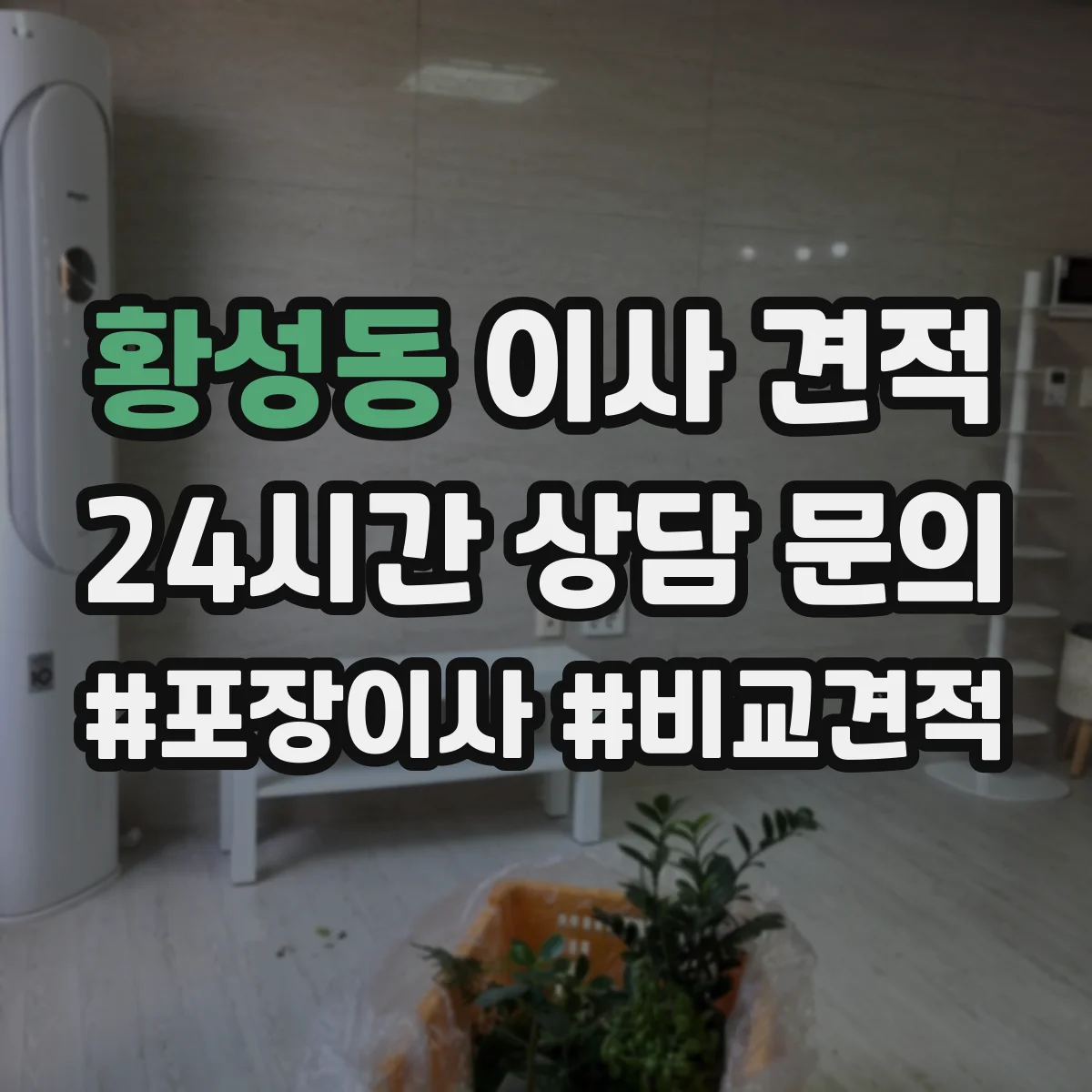 황성동 이사 견적