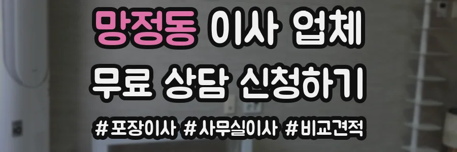 망정동 이사 업체