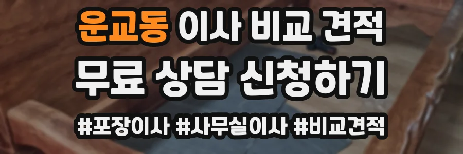 운교동 이사 비교 견적