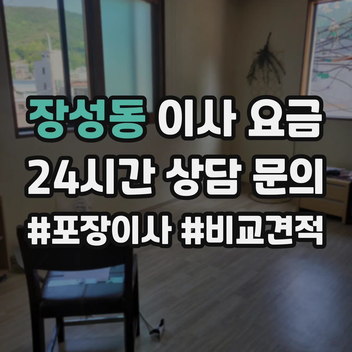 장성동 이사 요금