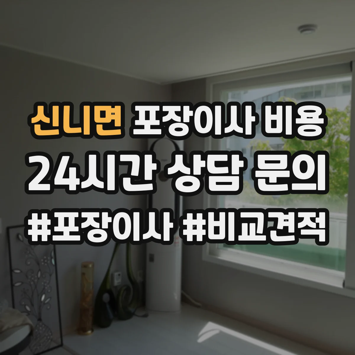 신니면 포장이사 비용