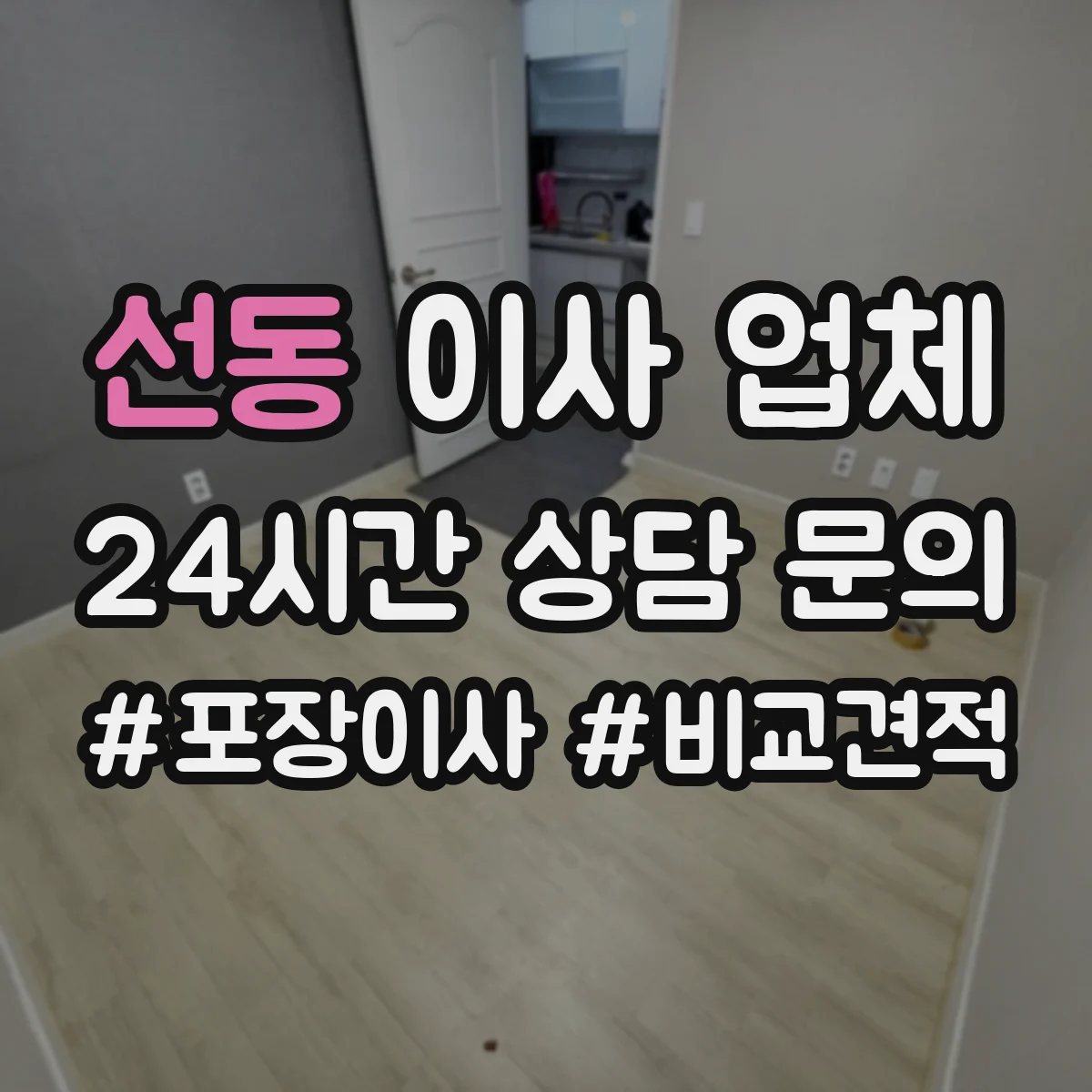 선동 이사 업체