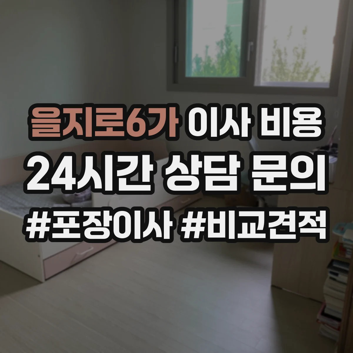 을지로6가 이사 비용
