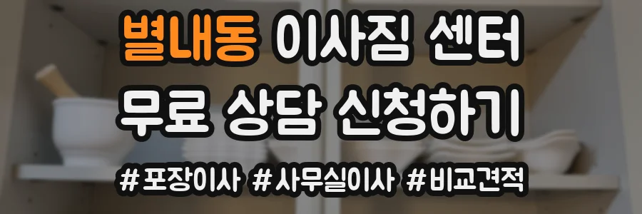 별내동 이사짐 센터