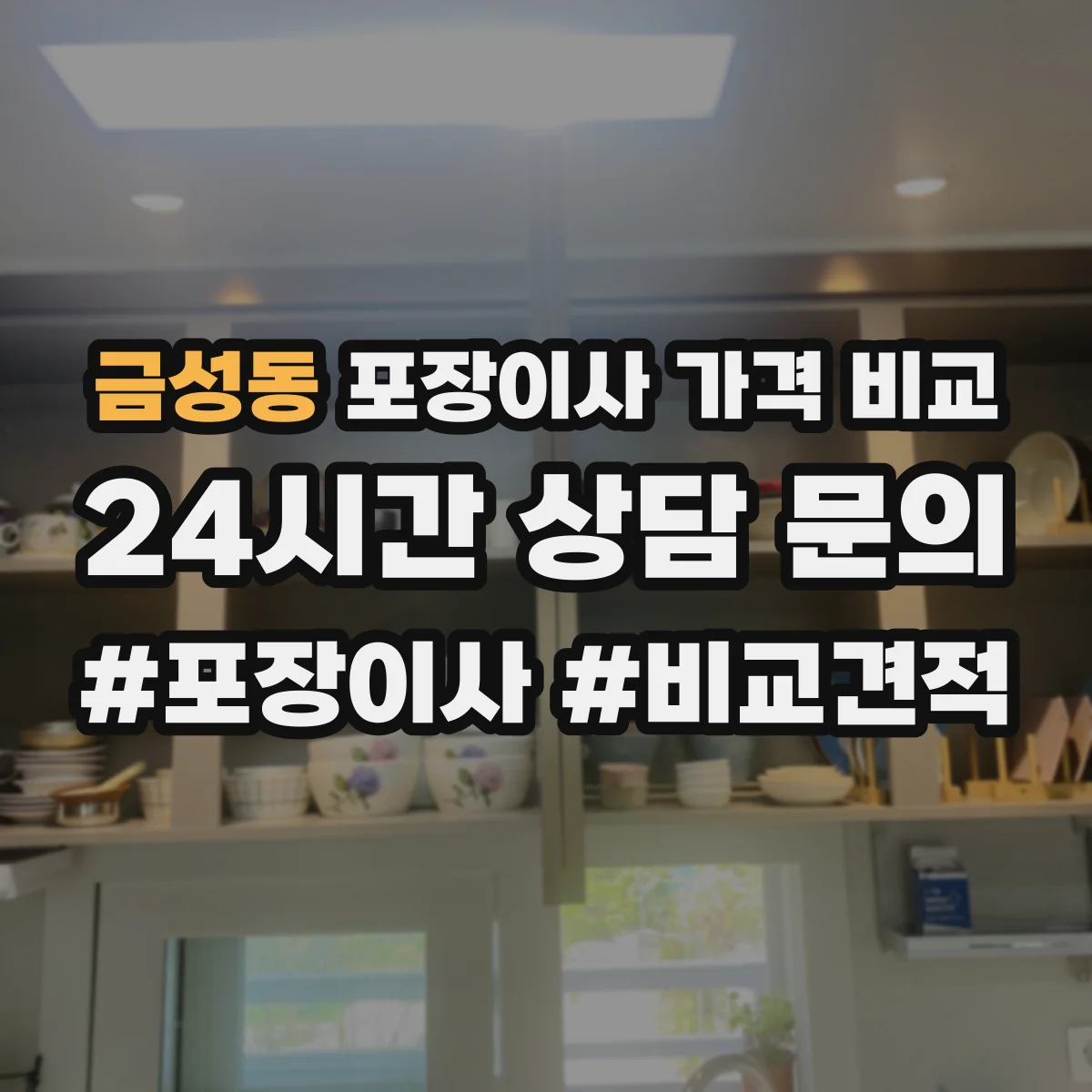 금성동 포장이사 가격 비교