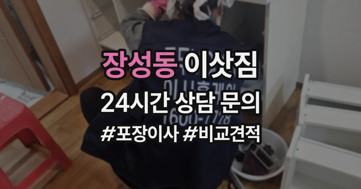 장성동 이삿짐