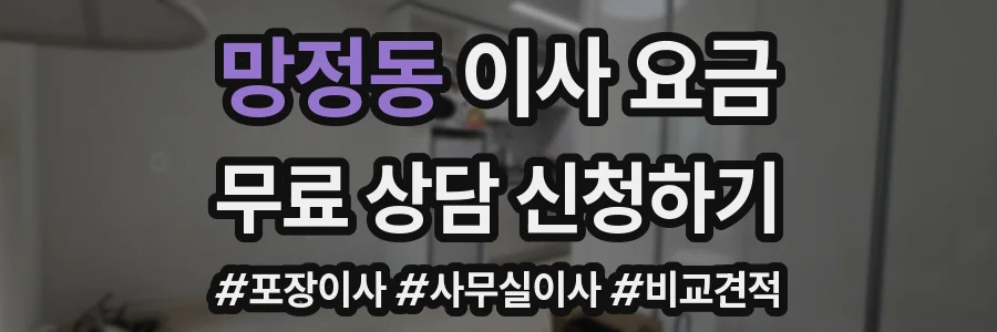 망정동 이사 요금
