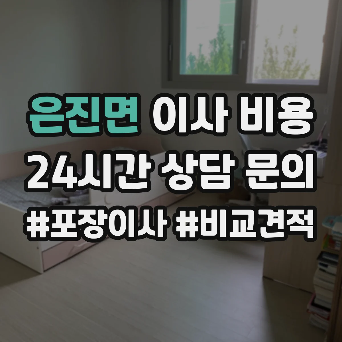 은진면 이사 비용