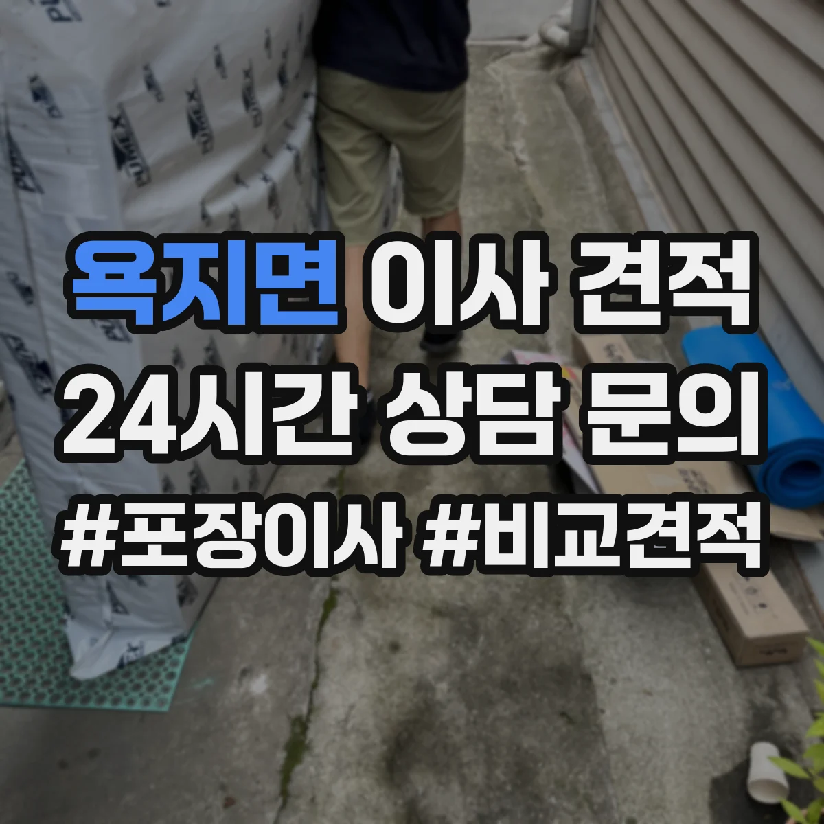 욕지면 이사 견적