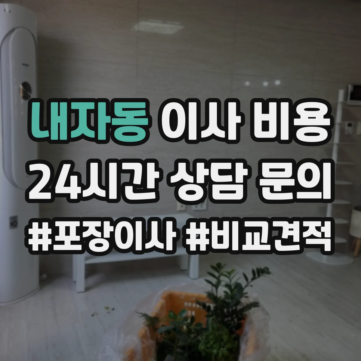 내자동 이사 비용