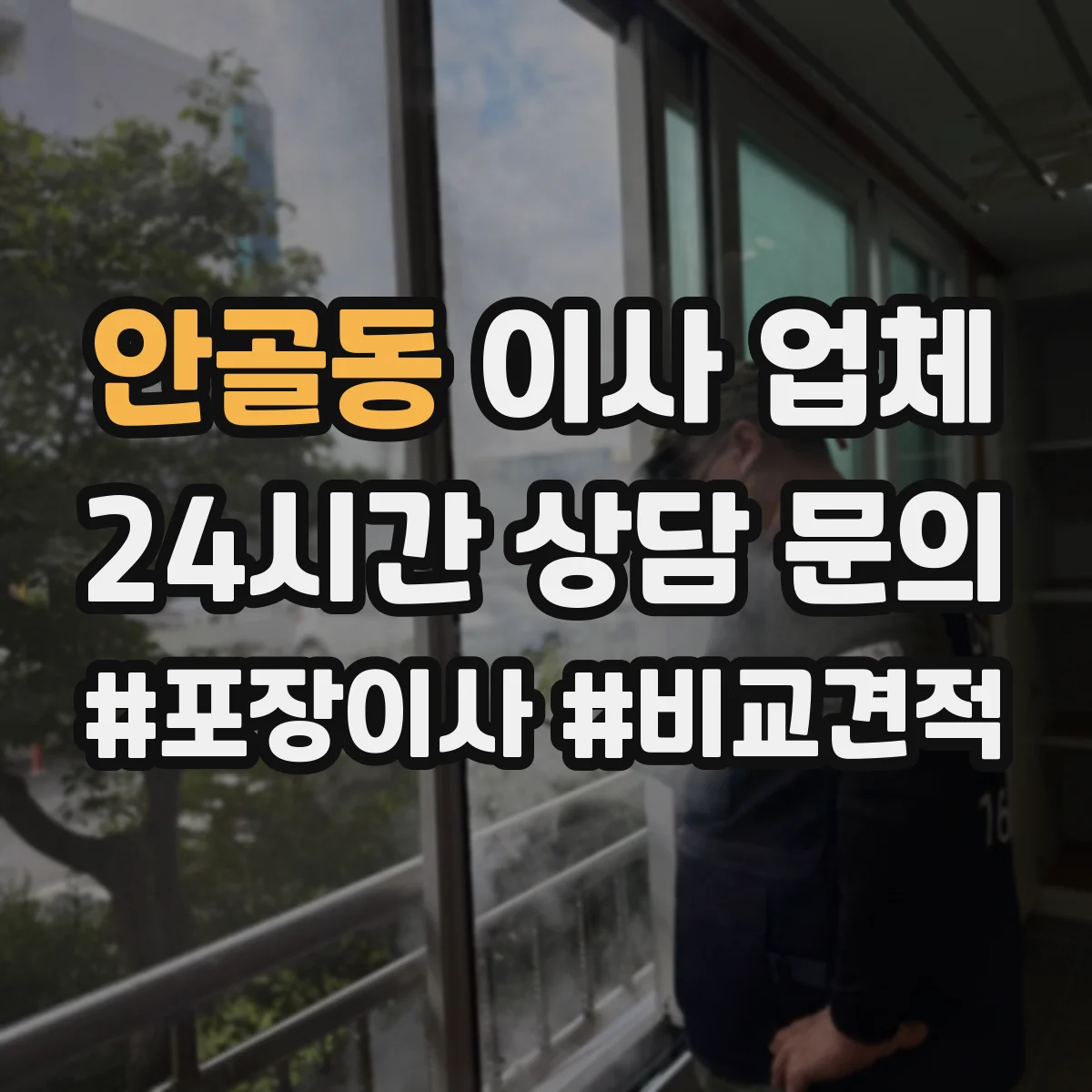 안골동 이사 업체
