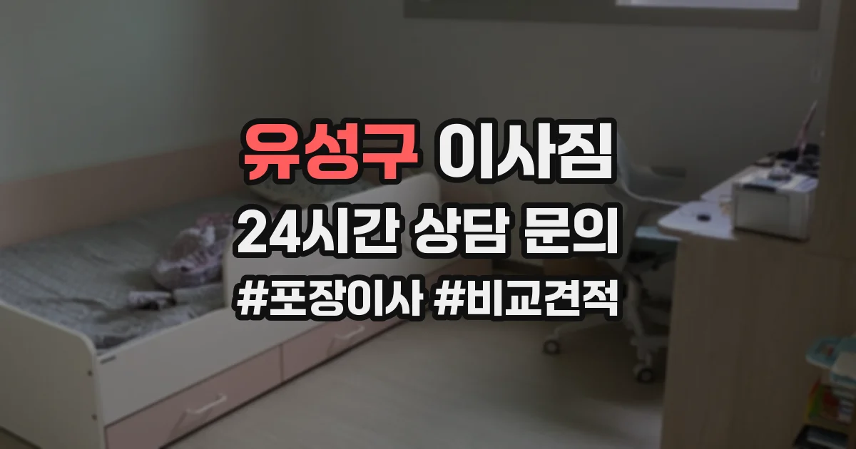 유성구 이사짐