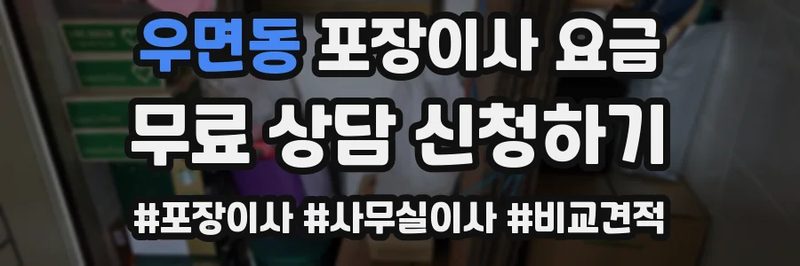 우면동 포장이사 요금
