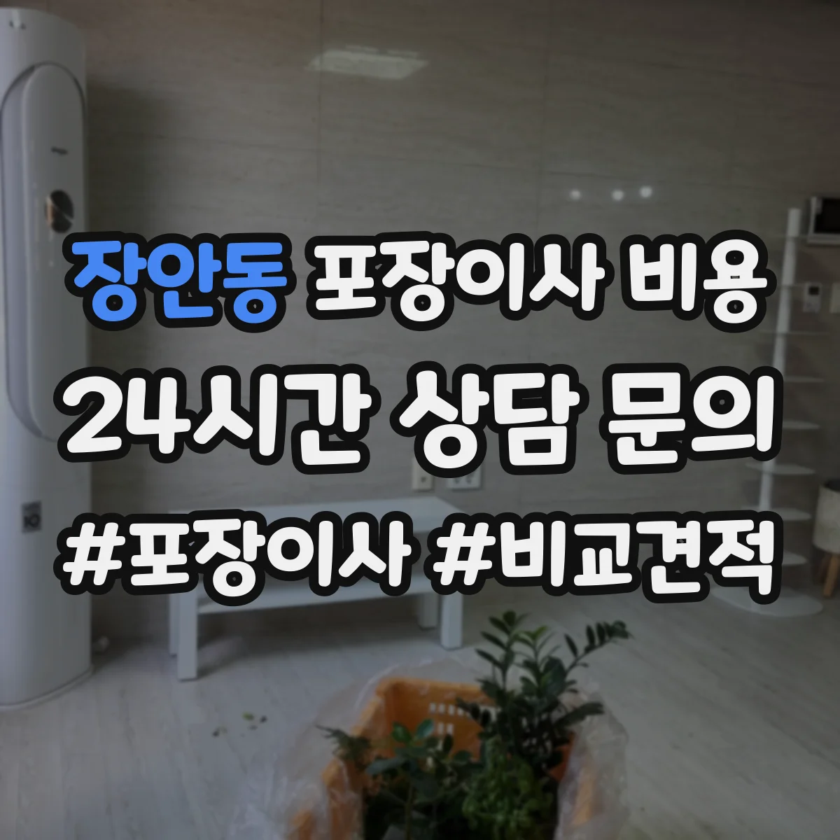 장안동 포장이사 비용