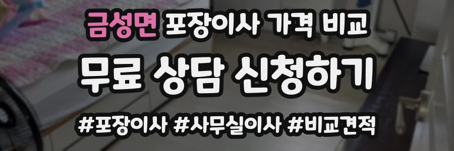 금성면 포장이사 가격 비교
